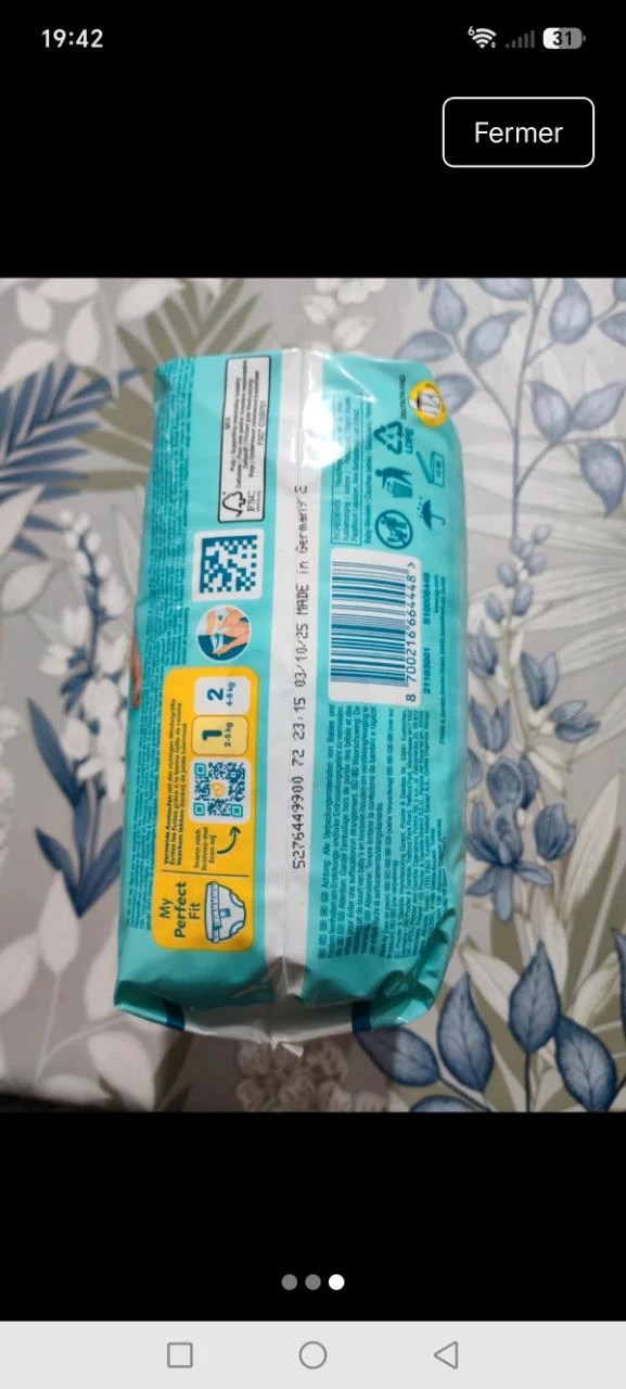 pampers 24 pañales. talla 1 – photo 2